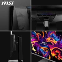 MSI, MPG 322URXDE QD-OLED, 32-inch, 4K UHD, 3840x2160, OLED-monitor, 240Hz, 0,03ms, DisplayHDR True Black 400, G-SYNC compatibel, HDMI 2.1, DP 2.1a, USB C (98W PD), in hoogte verstelbaar, zwart - thumbnail