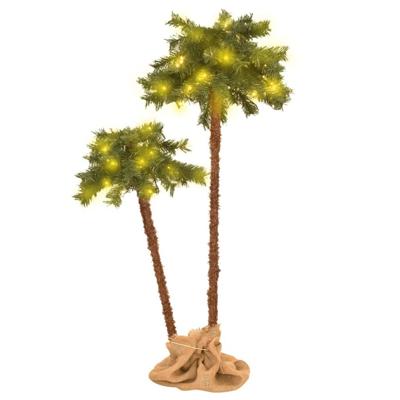 VidaXL Kerstboom met led 90 cm en 150 cm