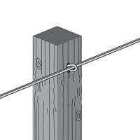 Gallagher Bevestigingsdraadje kort voor Insultimber/Eco paal (25) - 011056 011056 - thumbnail