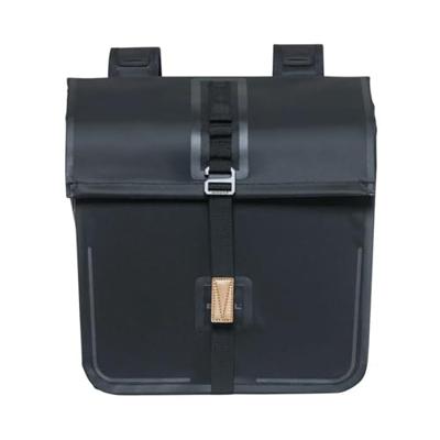 Basil dubbele fietstas Urban Dry 50 liter zwart 17659 - thumbnail