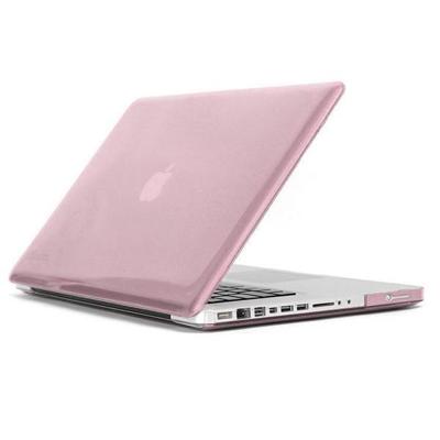 MacBook Pro 13.3 inch 4 in 1 Kristal patroon Hardshell ENKAY behuizing met ultra-dun TPU toetsenbord Cover en afsluitende poort pluggen (roze)