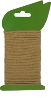 Jute bindtouw naturel met ijzeren kern dia. 2,75 mm x 10 m Nature - Nature - thumbnail