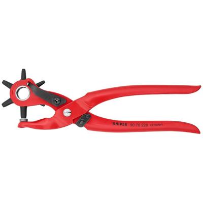 Knipex Revolverponstang | 220 mm Lengte | Rood Poedergecoat - 90 70 220 SB