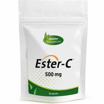 Ester-C® 500 mg | 60 capsules | Goed opneembare vitamine C | vitaminesperpost.nl
