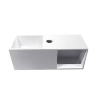 Wiesbaden Julia fontein Solid surface met nis 54 x 20 x 20 cm mat wit - thumbnail