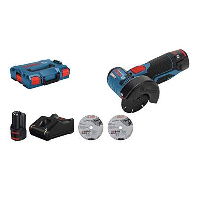 Bosch Blauw GWS 12V-76 Professional Haakse accu slijpmachine | 3.0Ah accu&apos;s In L-Boxx - 06019F200B - thumbnail