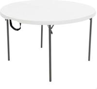 Vouwtafel Lifetime Wit 122 x 73,5 x 122 cm Staal Plastic - thumbnail