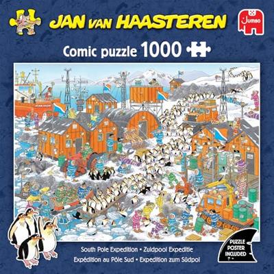 Jumbo Jan van haasteren legpuzzel - zuidpool expeditie, 1000st.