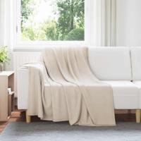 VidaXL Kleden 6 pcs beige 200 x 150 cm fleece - thumbnail
