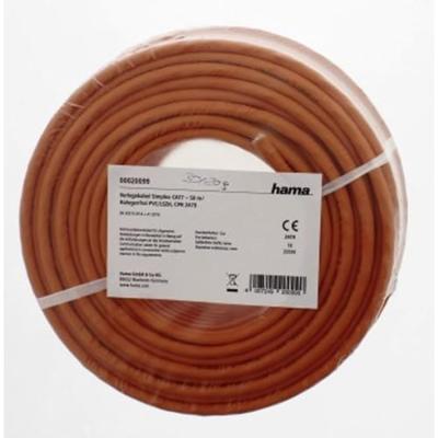 Hama CAT-7-netwerkkabel PIMF Koper Halogeenvrij (LSZH) 50 M Rol Hama CAT-7-netwerkkabel PIMF Koper Halogeenvrij (LSZH) 50 M Rol