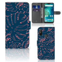 Xiaomi Mi A2 Lite Hoesje Palm Leaves - thumbnail