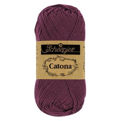 Scheepjes Catona 50g - 394 Shadow Purple - Haakgaren / Breigaren