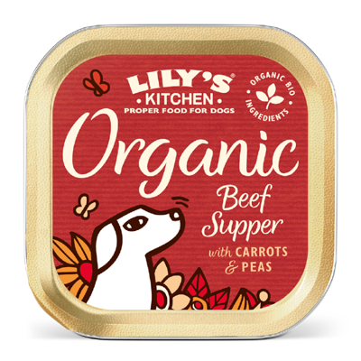 LILY'S KITCHEN DOG ORGANIC BEEF SUPPER 11X150 GR LILY'S KITCHEN DOG ORGANIC BEEF SUPPER 11X150 GR
