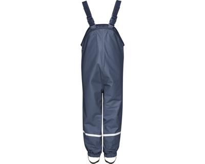Playshoes regenbroek bretels fleece gevoerd Uni Marine-140