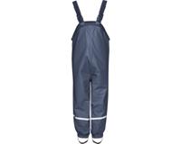 Playshoes regenbroek bretels fleece gevoerd Uni Marine-140 - thumbnail
