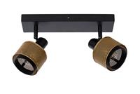 Lucide RAFA - Plafondspot - 2xE14 - Zwart - thumbnail