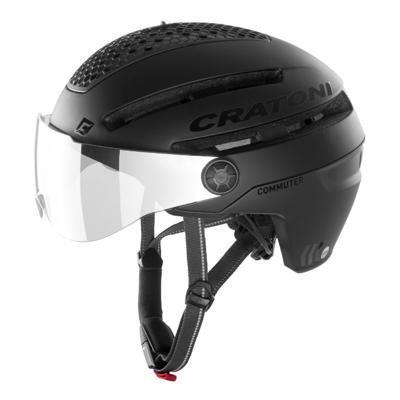 Cratoni Helm commuter black matt s-m