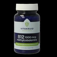 B12 1000 mcg Actief Methylcobalamine 180 Smelttabletten - thumbnail
