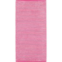 Cawö Cawo Campus Ringel Handdoek 50x100 pink - thumbnail