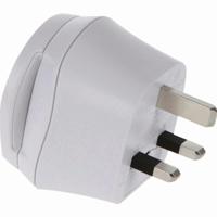 Reisadapter Combo - Wereld-naar-UK Geaard - thumbnail