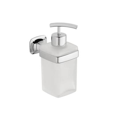 Zeepdispenser Sapho Aida Hangend 270 ML Chroom / Satijnglas Zeepdispenser Sapho Aida Hangend 270 ML Chroom / Satijnglas