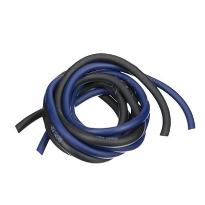 Theraband set tubing 1,5 m zwaar - blauw, zwart