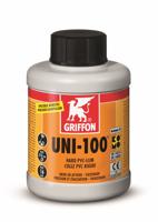 Griffon UNI-100 Hard PVC-Lijm Flacon met borstel - 500ml - thumbnail