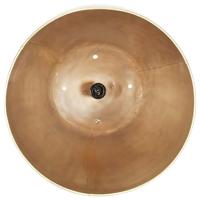 VidaXL Hanglamp industrieel rond 25 w e27 32 cm messingkleurig - thumbnail