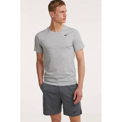 Nike sport T-shirt grijs melange Nike sport T-shirt grijs melange
