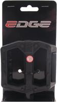 Pedaalset BMX Edge breed kunststof zwart - thumbnail