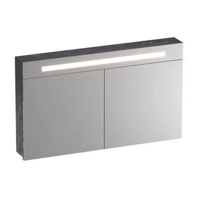 Brauer Promise Spiegelkast - 120 cm - met Directe Verlichting - 2 Enkelzijdige Spiegeldeuren - Damascus