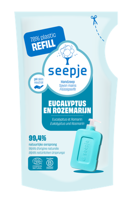 Seepje Handzeep Eucalyptus Rozemarijn Navulling Seepje Handzeep Eucalyptus Rozemarijn Navulling