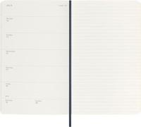 Moleskine 18 Monate Wochen Notizkalender 2025/2026, Large/A5, 1 Wo = 1 Seite, rechts linierte Seite, Weicher Einband, Saphir - thumbnail