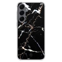 Samsung Galaxy A55 shockproof hoesje - Marmer zwart - thumbnail