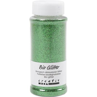 Creativ Company Bio sparkles, groen, 140 ml/ 1 doosje Creativ Company Bio sparkles, groen, 140 ml/ 1 doosje
