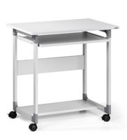 Durable Computertrolley Met wieltjes, In hoogte verstelbaar Hoogte: 550 tot 630 mm (l x b) 534 mm x 750 mm Grijs SYSTEM 75 FH 379610 - thumbnail