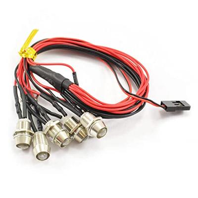 Fastrax Verlichting set met aluminium houders & 6 LEDs - Blauw