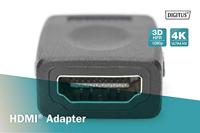 Digitus AK-330500-000-S HDMI Type A (Standard) HDMI Type A (Standard) Zwart video kabel adapter - thumbnail