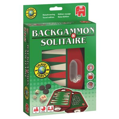 Jumbo Backgammon & Solitaire reisspel