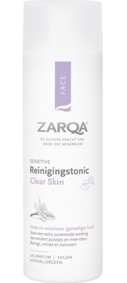 Zarqa Sensitive Reinigingstonic Clear Skin 200ml Zarqa Sensitive Reinigingstonic Clear Skin 200ml