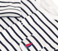 Lange romper van Petit Bateau marineblauw - thumbnail