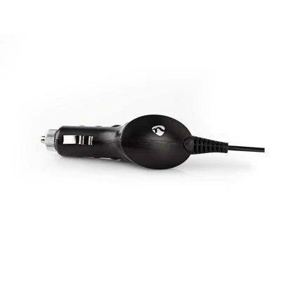 Auto-oplader | 1,0 A | Vaste kabel | micro-USB | Zwart