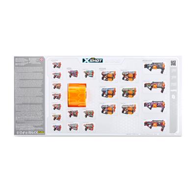 ZURU x-shot skins last stand met 16 darts