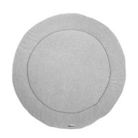 Meyco boxkleed rond Knit basic Ø 95 cm grijs melange - thumbnail