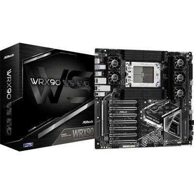 ASRock WRX90 WS EVO (WRX90) (D) Moederbord Socket AMD sTR5 Vormfactor E-ATX, SSI EEB Moederbord chipset AMD® WRX90