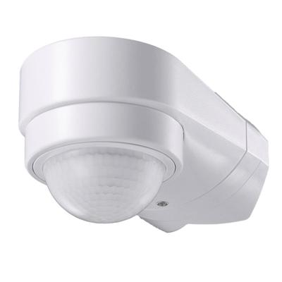 PIR bewegingssensor met schemerschakelaar - 240° - Opbouw - 10 meter bereik - Maximaal 600 Watt - IP65 waterdicht - Wit PIR bewegingssensor met schemerschakelaar - 240° - Opbouw - 10 meter bereik - Maximaal 600 Watt - IP65 waterdicht - Wit