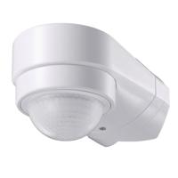 PIR bewegingssensor met schemerschakelaar - 240° - Opbouw - 10 meter bereik - Maximaal 600 Watt - IP65 waterdicht - Wit - thumbnail