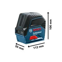 Bosch Blauw GCL 2-15 Professional Lijnlaser + BM3 Houder - 0601066E02 - thumbnail