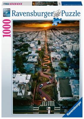 Ravensburger Puzzel San Francisco Lombard Street 1000 Stukjes Ravensburger Puzzel San Francisco Lombard Street 1000 Stukjes