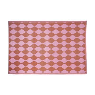 Buitenkleed flow - rood/roze - 160x230 cm